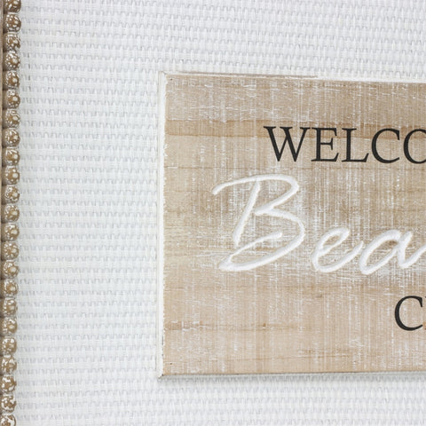 Natural w White Mix Beautiful Chaos Wall Art 60cm