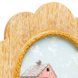 Smiling Sheep Framed Wall Art 39cm