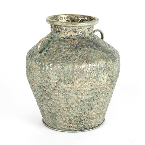 Hammered Urn-Antique Gold 30x35cm