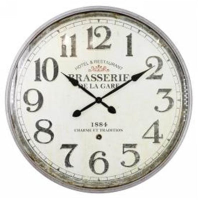 Brasserie Round Wall Clock 80cm