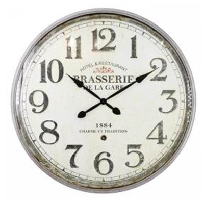 Brasserie Round Wall Clock 80cm