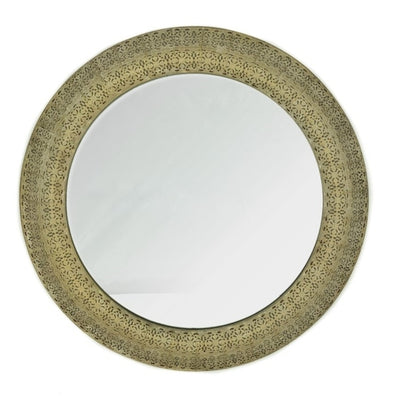 Moroccan Style Round Wall Mirror 60cm