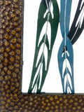 Xlarge Leaves Metal Wall Art 102x152cm