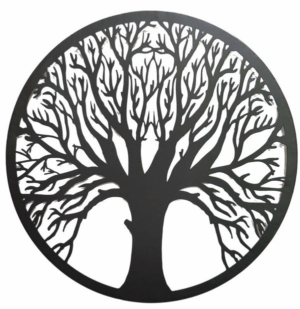 Welcome Tree Metal Wall Art 40cm