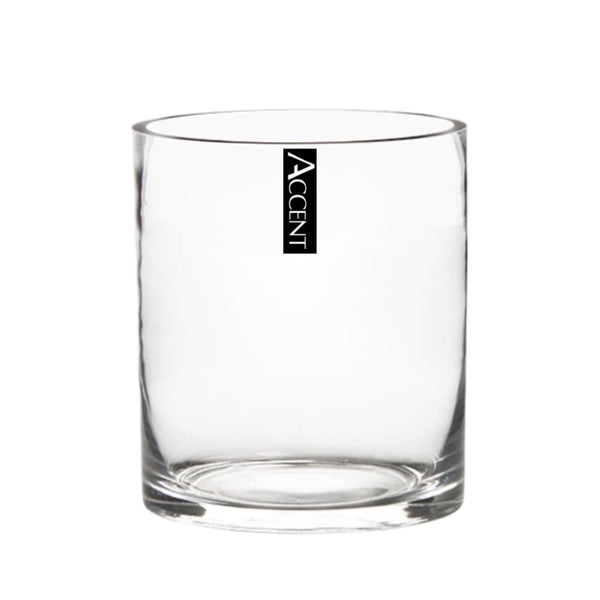 bulk 12 Glass Cylinder Vase 16cm