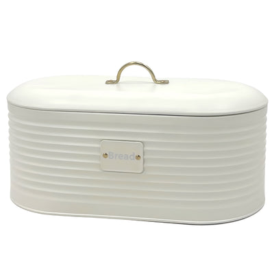 Corrugated Metal Bread Storage Bucket Oval 34x18cm