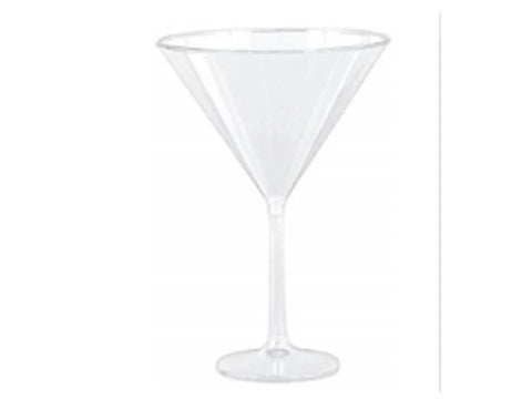 bulk 24 739Mls Jumbo Disposable Martini Glass 25cm