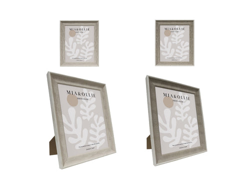 Set 2 Photo Frame Cassie '8x10in' Assort 25cm