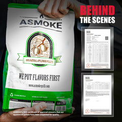 Asmoke 9.5kg of 100% Pure Applewood Pellets