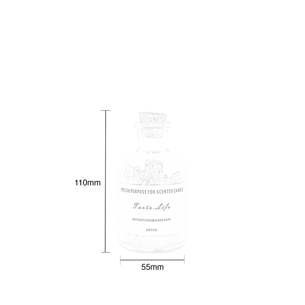 Ruban Black Tipped Matches in Bottle