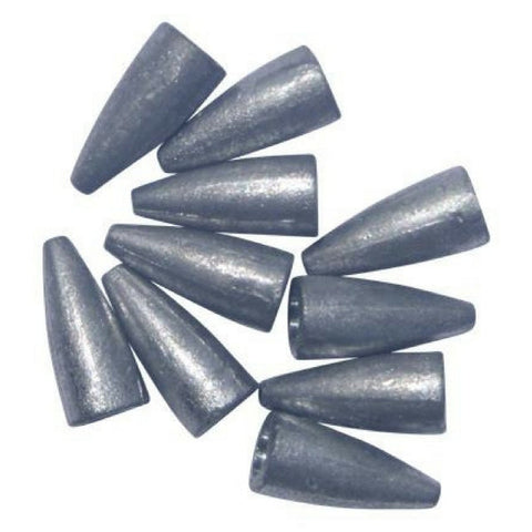 Swimerz 3/8 oz Lead Bullet Sinker - Qty 10 Pack