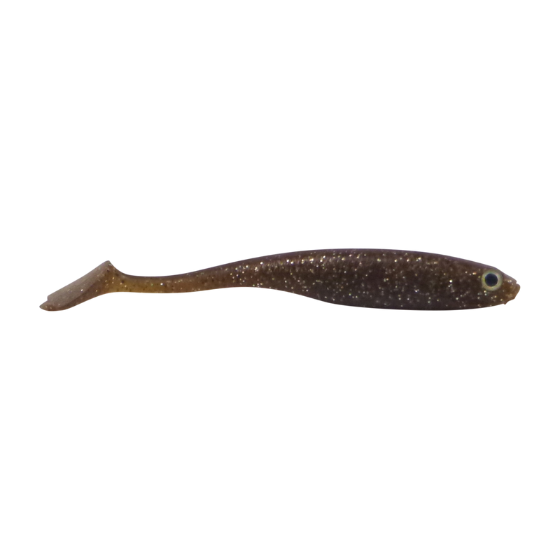 Swimerz Soft Shad 100mm Paddle Tail lure, Witchetty Grub, 6 pack