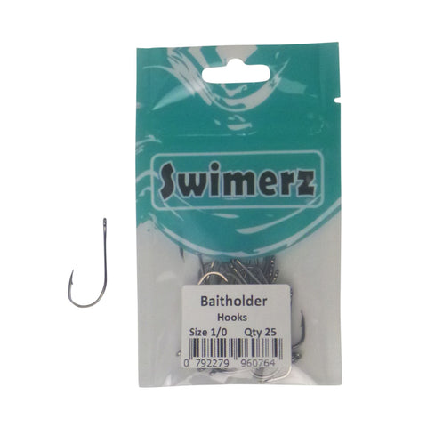 Swimerz 1/0 Baitholder Hook, Qty 25