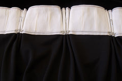 Large Velvet Curtains Black 600x230cm with 4m blockout+30 Hook, Pinch Pleat