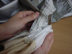 Large Velvet Curtains Black 600x230cm with 4m blockout+30 Hook, Pinch Pleat