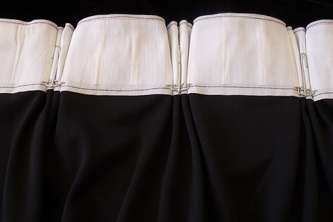 Large Velvet Curtains Black 600cm wide x 230cm Drop PINCH PLEAT+ 30 Hooks New
