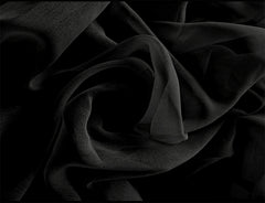 Sheer Voile Curtains 548cm wide 230cm Drop+30 Hooks Pinch Pleat New, Black