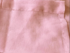 2 Long drop Sheer Voile Curtains 588cm wide 270cm Drop Pinch Pleat+30 Hook, Pink