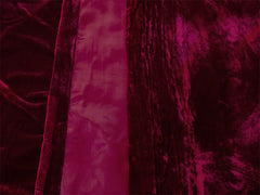 Large Thick Velvet Curtains 590x230cm with full liner 30 hooks Burgundy New