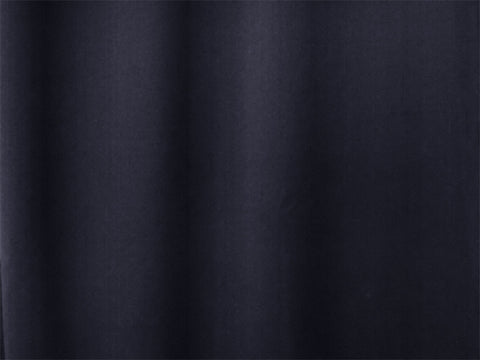 100% Blockout Curtain 1x300x270cm PINCH PLEAT Blackout High Level Fabric Black
