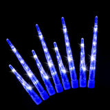LED Icicle Tube Lights 24-Pack Available in 2 Colors - White