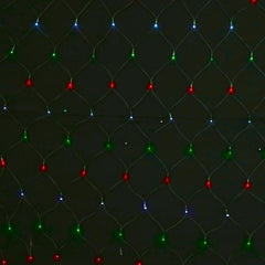 Solar 150 LED Net Light available in 4 Colors - RWG (Red White Green)