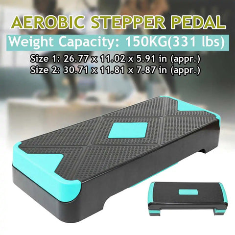 NNEOBA 150KG Fitness Aerobic Step Adjustable Non-slip Cardio