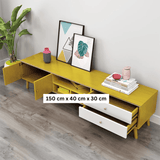 NNECN Modern TV Stand Side table & Coffee Table package for Living Room