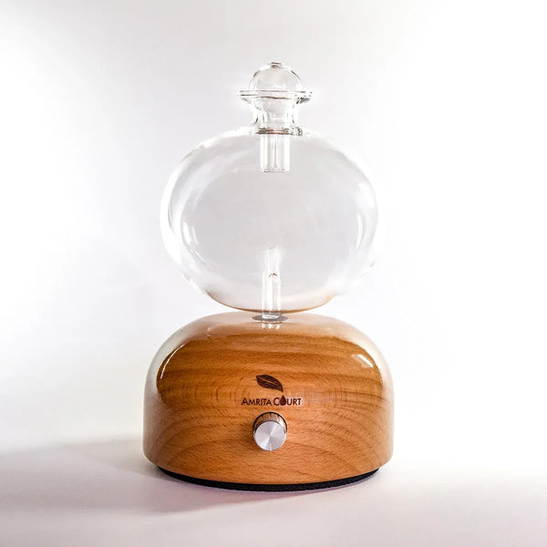 Oscar High Eco-Friendly Nebuliser (Wood) | Waterless Aroma Diffuser | No Plastics Pure Essential Oil Diffusing