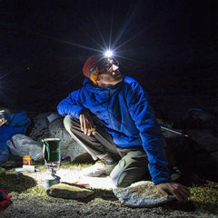 3 Mode Headlamp with COB LED Technology-Black/Blue