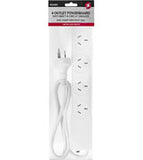 4 Outlet Power Board with 1 Meter Lead Cable