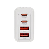 4 PORT  WALL CHARGER USB C+USB A