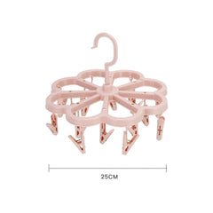 Living Today Collapsible 16 Pegs Airer Pink