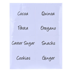 Cook Easy 40pc Pantry Label Stickers