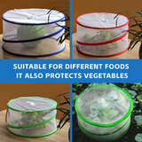Pop Up Food Covers, Mesh Fly Protection, Picnic Cover 3 Pack
