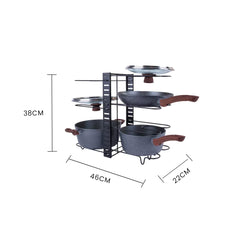 Livingtoday Double Sided 4 Levels Kitchen Organizer