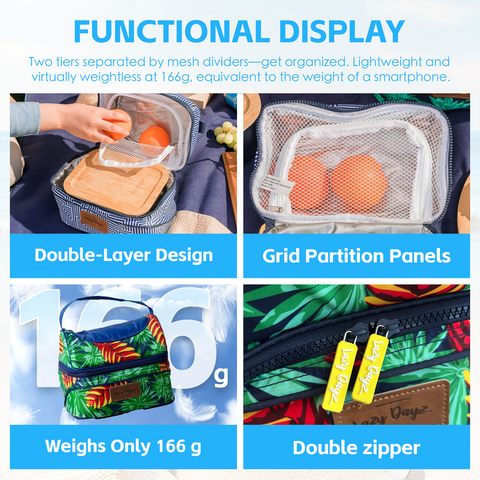 Lazy Dayz Insulated Deluxe Lunch Cooler - Makena