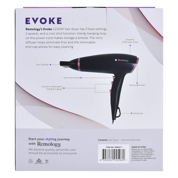 Remology Evoke 2200W Professional Hair Dryer