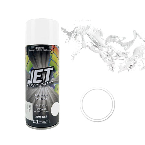 3PK 250g Spray Paint Can For Interior and Exterior 26 colours Fast Dry - Matt White