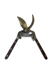 Curved Pruning Shears | Wood & Metal Handle