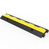 3 Pcs 2-Cable Rubber Electrical Wire Cover Cord Protector Ramp 11000 lbs
