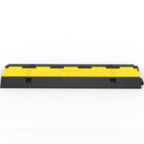 3 Pcs 2-Cable Rubber Electrical Wire Cover Cord Protector Ramp 11000 lbs