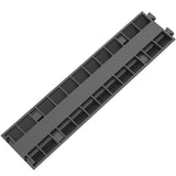 3 Pcs 2-Cable Rubber Electrical Wire Cover Cord Protector Ramp 11000 lbs