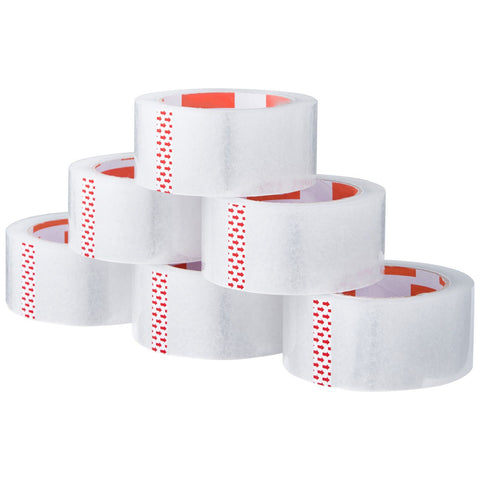 Packing Tape 18 Rolls 65 Yards Heavy Duty Clear Packing Tapes 2.7 Mil