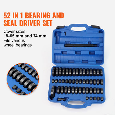 52 Pcs Custom Bushing Press Kit Transmission Wheel Bearing Race Seal Kit