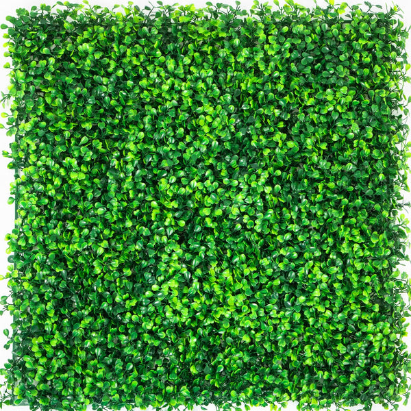 Artificial Boxwood Panels, 12 PCS 20"x20" Boxwood Hedge Wall Panels, PE Artificial Grass Backdrop Wall 1.6"", Privacy Hedge Screen for Decoration of Outdoor, Indoor, Garden, Fence, and Backyar