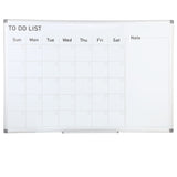 Magnetic Whiteboard Dry Erase Board 36" x 24" Wall Mounted for Office