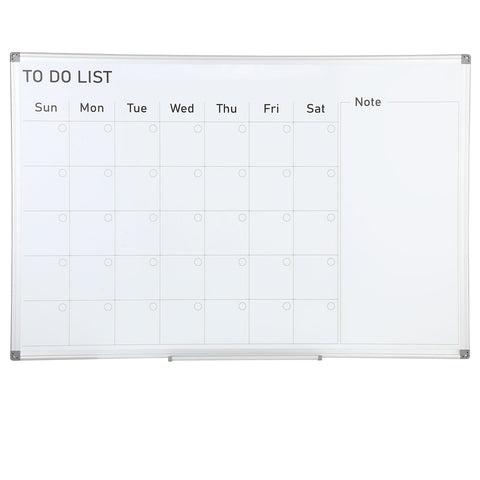 Magnetic Whiteboard Dry Erase Board 36" x 24" Wall Mounted for Office