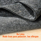 Rug Pad Gripper 9' x 12' Protective Carpet Pad 0.47" Thick for All Floors