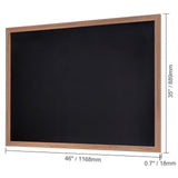 35"x46" Rustic Wood Framed Chalkboard Wall Hanging Magnetic Wedding Sign